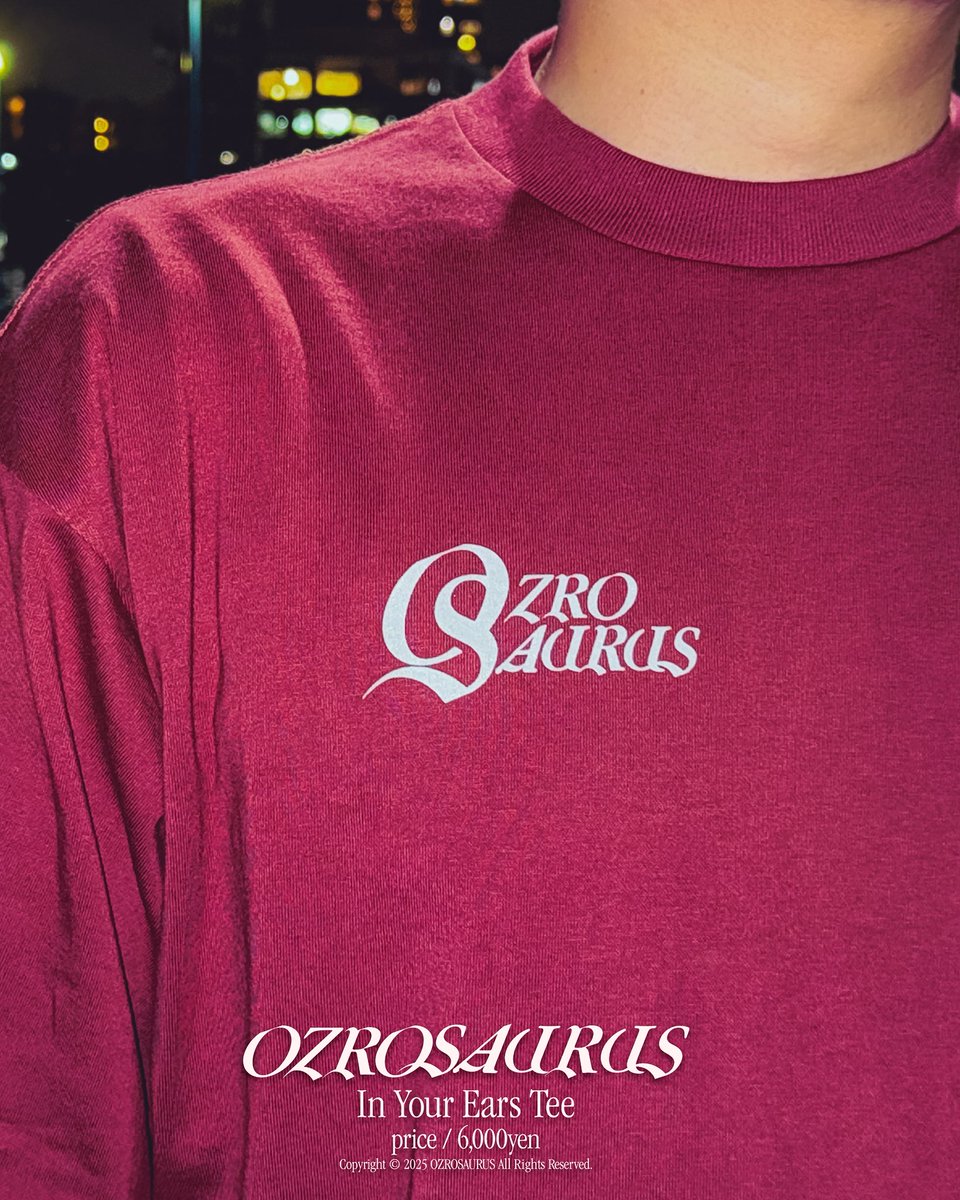 水谷慎吾shingo mizutani (@c405mhz) on Twitter photo design works for <a href="/ozrosaurus045/">OZROSAURUS</a>
In Your Ears Tee
On sale at KT Zepp Yokohama on June 4(wed)
photo by Ryota Chiba design works for <a href="/ozrosaurus045/">OZROSAURUS</a>
In Your Ears Tee
On sale at KT Zepp Yokohama on June 4(wed)
photo by Ryota Chiba