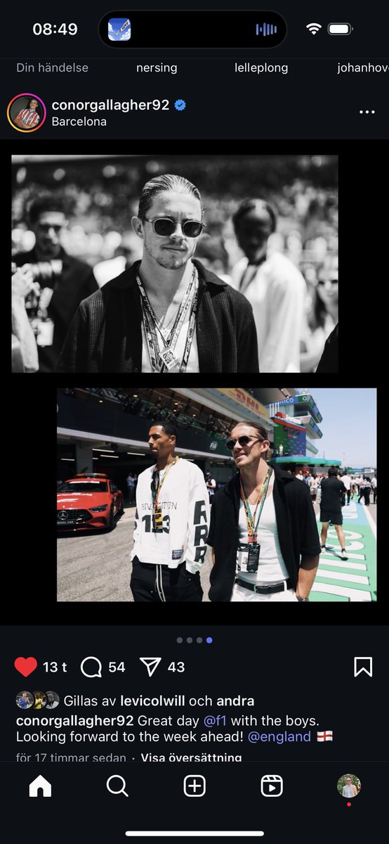 Saknar Conor. Väldigt mycket.