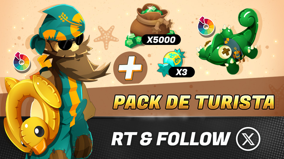 ☀️ ¡A pescar Almejillones, lucir marcas de bronceado y disfrutar de donuts rellenos de chocolate con el Pack de Turista! Disponible en la shop de #DOFUSTouch
🏝️ RT y follow para intentar llevarte a casa un Pack de Turista