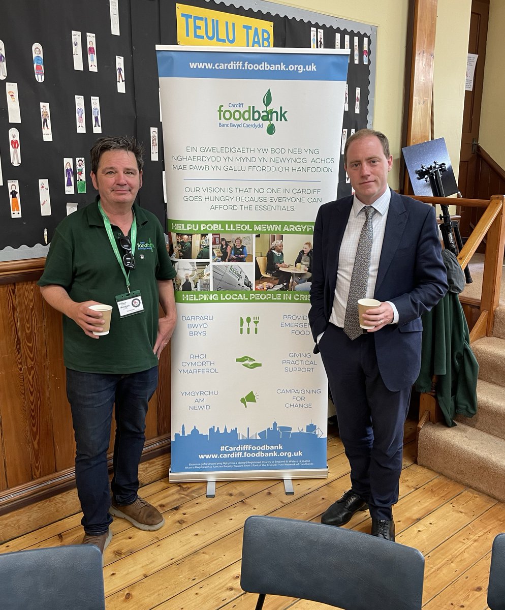 Earlier today I attended the launch of the CAN campaign by <a href="/CardiffFoodbank/">Cardiff Foodbank</a> together with <a href="/TrussellUK/">Trussell</a> at Tabernacl Chapel

Providing vital support for #Wales - cardiff.foodbank.org.uk/about-us/what-…

'1 in 5 adults in Wales face food insecurity = an est. 753,000 people'

This must change