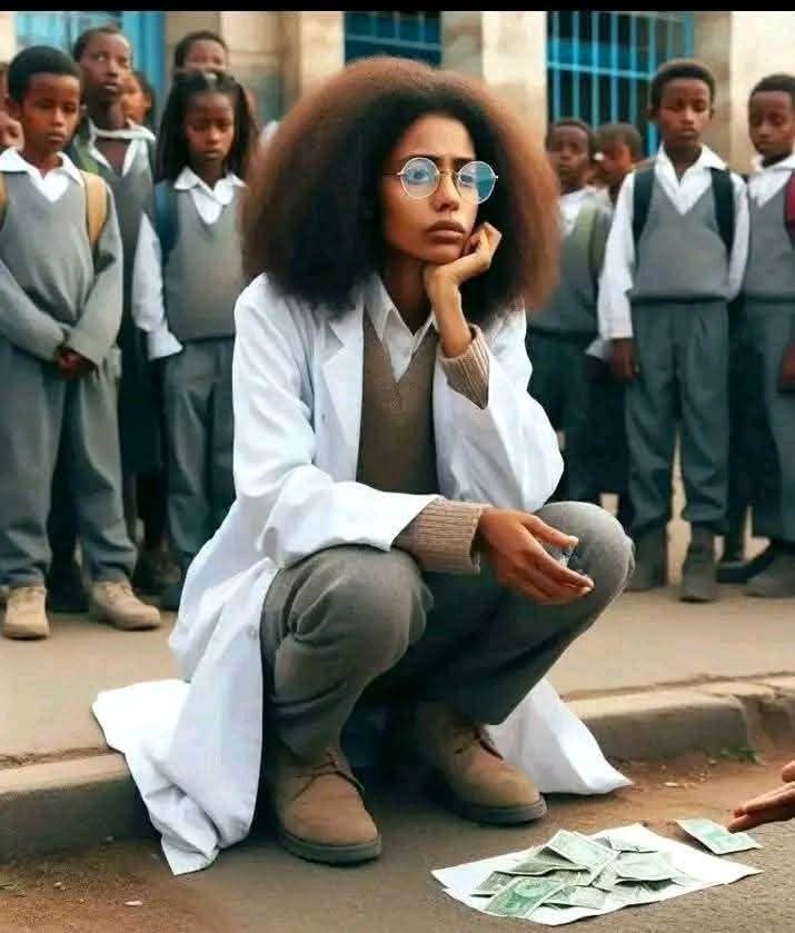 መሳፍንቴ ! (@zerachew1) on Twitter photo 🚩
Today, under the brutal Abiy Ahmed regime <a href="/AbiyAhmedAli/">Abiy Ahmed Ali 🇪🇹</a> in #Ethiopia, #Teachers, #Health_Professionals, and higher education institutions are unable to survive due to the regime's disproportionate monthly salaries.
<a href="/UN/">United Nations</a>
<a href="/hrw/">Human Rights Watch</a>
<a href="/amnesty/">Amnesty International</a>
<a href="/AmnestyEARO/">Amnesty Eastern Africa</a>
<a href="/_AfricanUnion/">African Union</a>
<a href="/BBCWorld/">BBC News (World)</a> 🚩
Today, under the brutal Abiy Ahmed regime <a href="/AbiyAhmedAli/">Abiy Ahmed Ali 🇪🇹</a> in #Ethiopia, #Teachers, #Health_Professionals, and higher education institutions are unable to survive due to the regime's disproportionate monthly salaries.
<a href="/UN/">United Nations</a>
<a href="/hrw/">Human Rights Watch</a>
<a href="/amnesty/">Amnesty International</a>
<a href="/AmnestyEARO/">Amnesty Eastern Africa</a>
<a href="/_AfricanUnion/">African Union</a>
<a href="/BBCWorld/">BBC News (World)</a>
