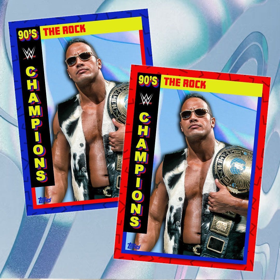 🔥 Do you smell what is cooking for today's Main Event?! Check back each weekday to see which 90s WWE Champions are featured in two Variants: Base and Motion, to collect! buff.ly/3fc98SJ