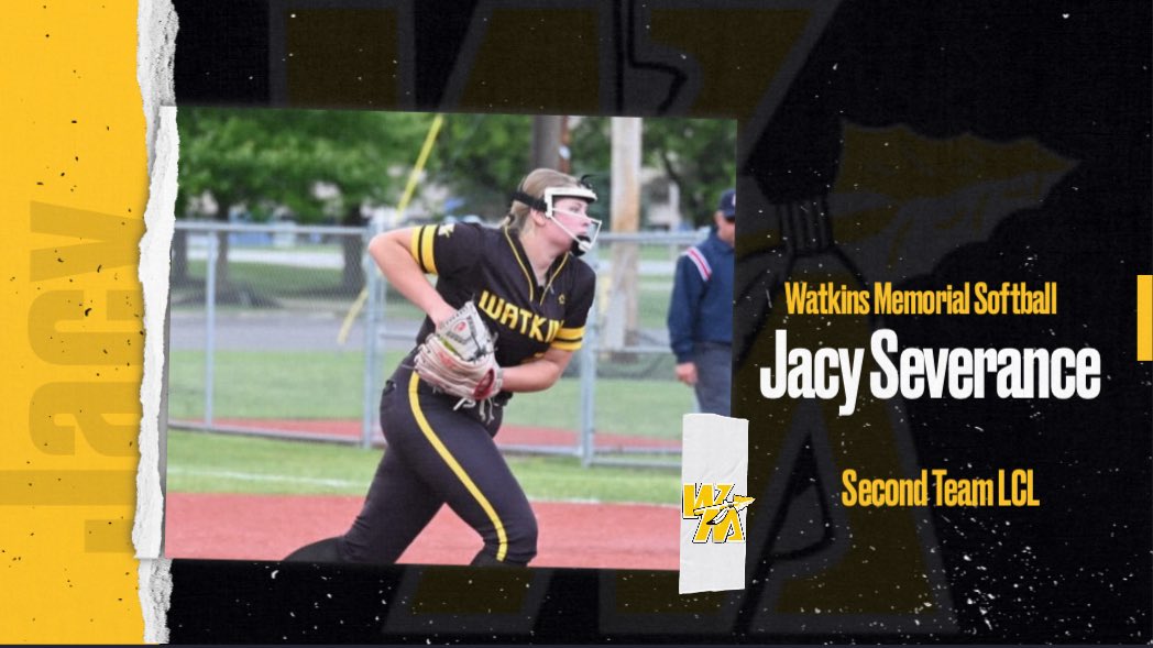 Watkins Softball (@softballwatkins) on Twitter photo Next is senior <a href="/Jacy_Severance/">Jacy Severance</a>! She waited her turn and did a great job in the circle for us! We are very thankful for all of her hard work! Canāt wait to see what you accomplish in the future! Next is senior <a href="/Jacy_Severance/">Jacy Severance</a>! She waited her turn and did a great job in the circle for us! We are very thankful for all of her hard work! Canāt wait to see what you accomplish in the future!