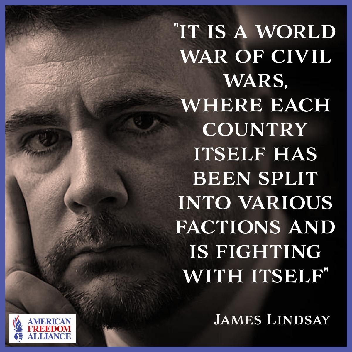 James Lindsay’s powerful speech at the AFA event in Charlotte, NC, June 2024, exposes the tactics of unrestricted warfare dividing our nation. 
He unpacks how political manipulation and "hatecraft" turn us against each other.
 
Watch the full <a href="/ConceptualJames/">James Lindsay, anti-Communist</a> speech on YouTube or