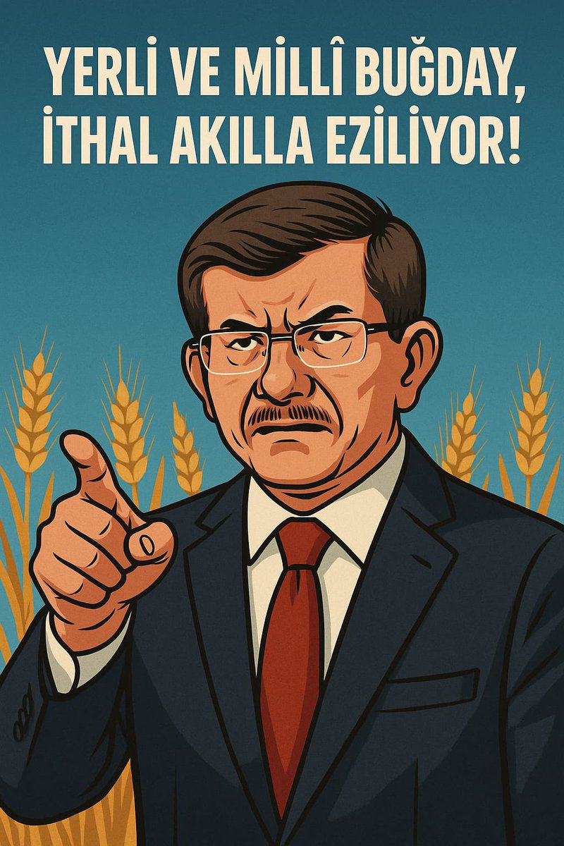 Gelecek Partisi Kırsal Kalkınma Tarım ve Gıda (@gelecektarim) on Twitter photo Toprak Mahsulleri Ofisi, hububat alım fiyat listesini yayınladı!
YERLİ VE MİLLİ BUĞDAY, İTHAL AKILLA EZİLİYOR!
<a href="/Ahmet_Davutoglu/">Ahmet Davutoğlu</a> <a href="/GelecekPartiTR/">Gelecek Partisi</a> <a href="/MahirSayn5/">Mahir Sayın</a> Toprak Mahsulleri Ofisi, hububat alım fiyat listesini yayınladı!
YERLİ VE MİLLİ BUĞDAY, İTHAL AKILLA EZİLİYOR!
<a href="/Ahmet_Davutoglu/">Ahmet Davutoğlu</a> <a href="/GelecekPartiTR/">Gelecek Partisi</a> <a href="/MahirSayn5/">Mahir Sayın</a>