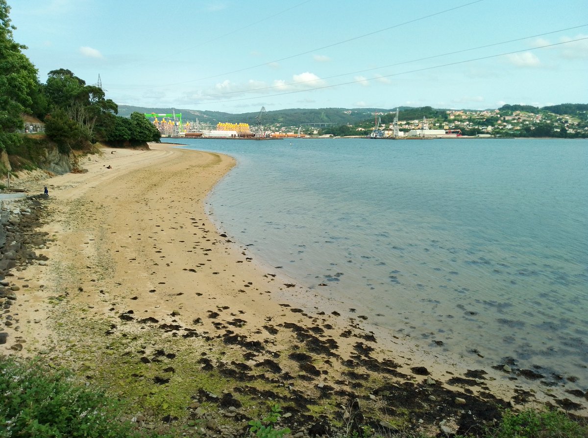 Playa de Caranza, Ferrol.