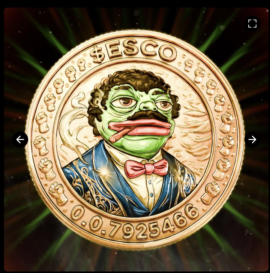 Alpha vision (@alphavision_nl) on Twitter photo "Only those who went hungry with me and stood by me when I went through a bad time at some point in life will eat at my table." – Pablo Escobar
Loyalty is earned not given, Thanks <a href="/escohbarmeme/">escoℏbar 🐸</a> for this airdrop, Happy to break bread with all of you 🤝
#ESCO "Only those who went hungry with me and stood by me when I went through a bad time at some point in life will eat at my table." – Pablo Escobar
Loyalty is earned not given, Thanks <a href="/escohbarmeme/">escoℏbar 🐸</a> for this airdrop, Happy to break bread with all of you 🤝
#ESCO
