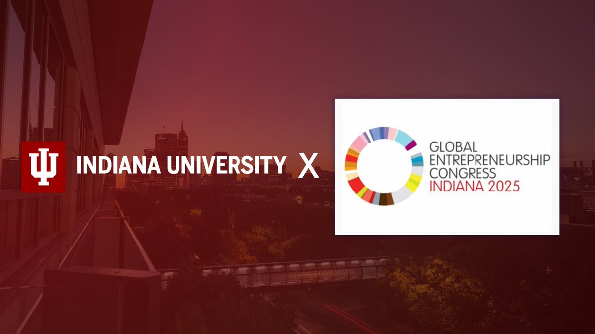 The Global Entrepreneurship Network Congress is taking over Indy! 👔💼

IU is proud to be a sponsor of the 2025 Global Entrepreneurship Network Congress, the premier event for the Global Entrepreneurship Network that presents four days of actionable intelligence, collaboration,