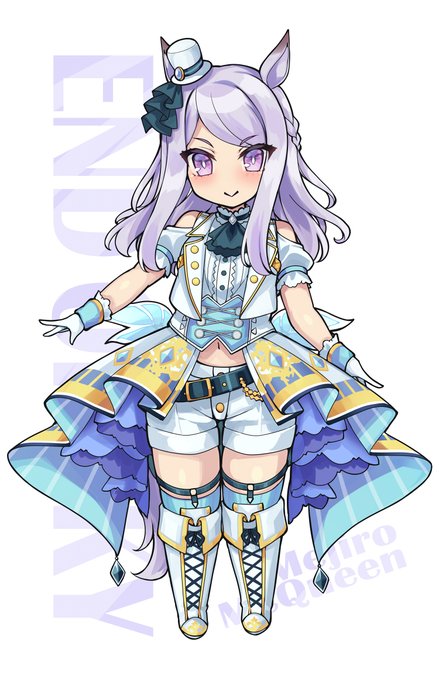 前に作った天使マックをお手直しですわー #ウマ娘 #メジロマックイーン