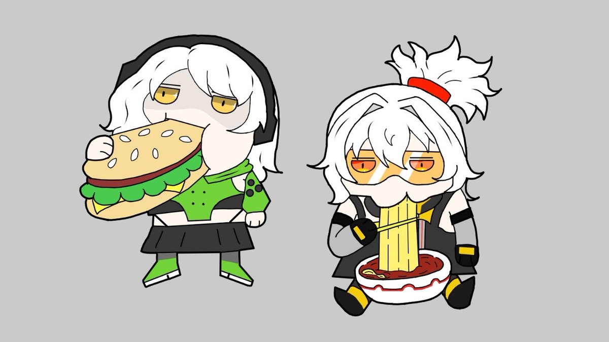 Brothers' lunch 

#Anby #zzzero #Soldier11