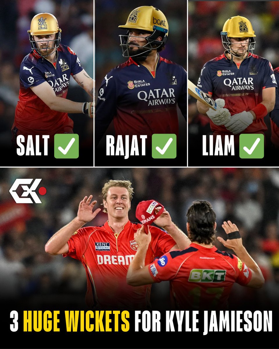 Kyle Jamieson was on fire 🔥⚡
#PBKSvRCB #IPLFinal