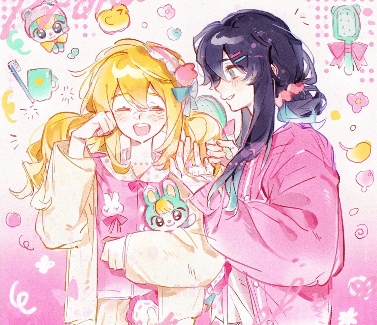 パパとママとうさぎちゃん🐰💗✨ #鬼滅の刃 #時透無一郎 #莉齊萊頓