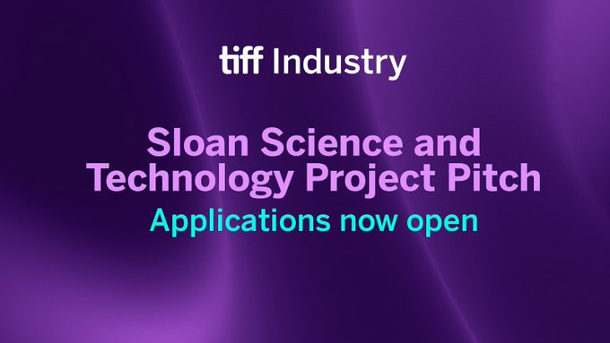 TIFF Press & Industry (@tiff_industry) on Twitter photo Applications are closing soon for the Sloan Science and Technology Project Pitch, supported by <a href="/SloanFoundation/">Sloan Foundation</a>, which gives four creators the chance to pitch their film/episodic content featuring science/technology themes at #TIFF50.
Apply by June 10: tiff.net/industry-sloan… Applications are closing soon for the Sloan Science and Technology Project Pitch, supported by <a href="/SloanFoundation/">Sloan Foundation</a>, which gives four creators the chance to pitch their film/episodic content featuring science/technology themes at #TIFF50.
Apply by June 10: tiff.net/industry-sloan…