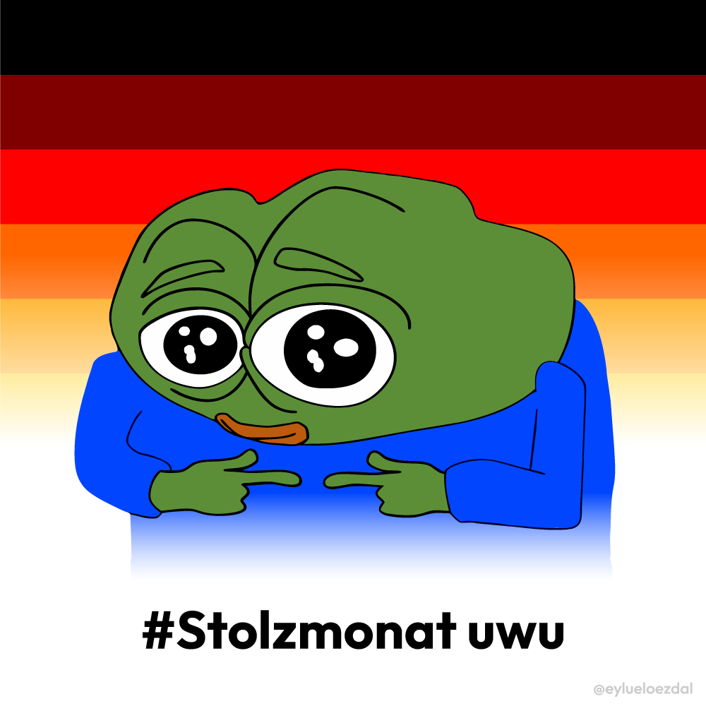 Das kryptische Axolotl hat sich so prächtig ob meiner Dummheit amüsiert, dass er mich schnell blockieren musste! Und er hat mich nicht mal gefragt ob ich nicht seine ÖRR-style Fragen beantworten kann, autsch! 
Naja, <a href="/cynicCryptoAxo/">cynicalaxolotl.eth</a>, wenn du das hier liest: Frohen #Stolzmonat2025