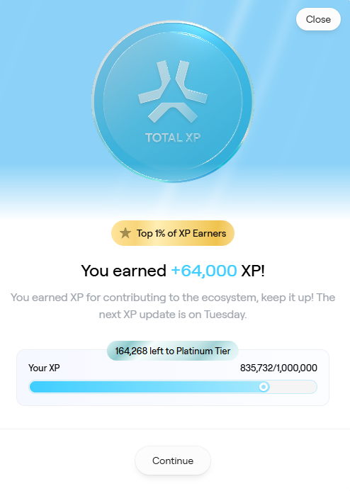 Another great week at <a href="/AbstractChain/">Abstract</a> , one of the things I enjoyed doing the most was trading NFTs in <a href="/opensea/">OpenSea</a> . I seem to have found my average XP which is very reassuring. 
I love being able to use my two favorite projects synergistically ✳️ 🤝 ⛵️     . How was your week?