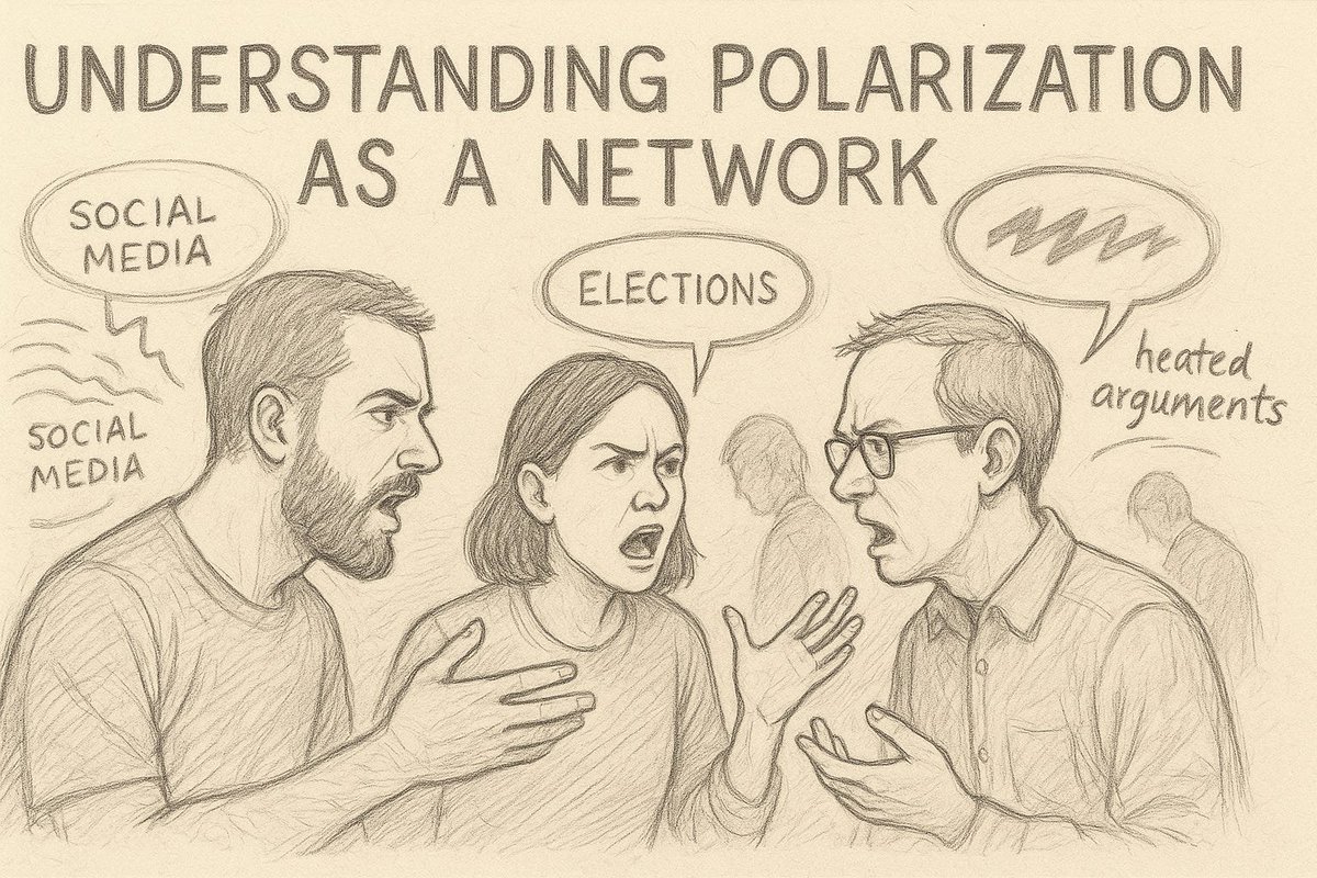 Bridging the Divide: Understanding Network Polarization as a Dynamic Social Phenomenon open.substack.com/pub/uycetinkay… 
New study: Political polarization isn’t just opinions—it’s networks. See how friendships and attitudes co-evolve.