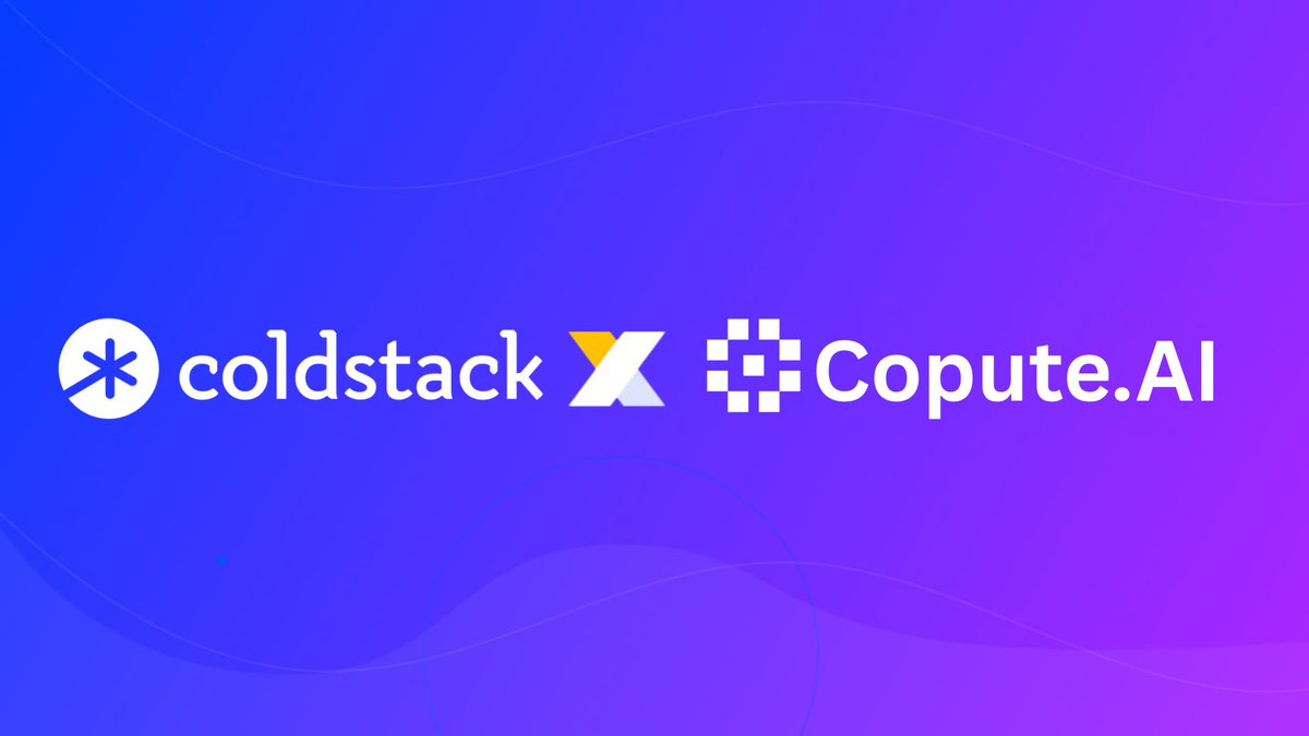 coldstack_io's tweet image. 🚀 Excited to partner with @CoputeAi !
🔹 10K+ GPUs live
🤖 LLM Agent MVP
🏢 Enterprise pilots with TikTok, Razer, Mihoyo
Together, we're uniting decentralized storage compute to power the next generation of AI and cloud gaming.
Learn more - medium.com/coldstack/cold…
