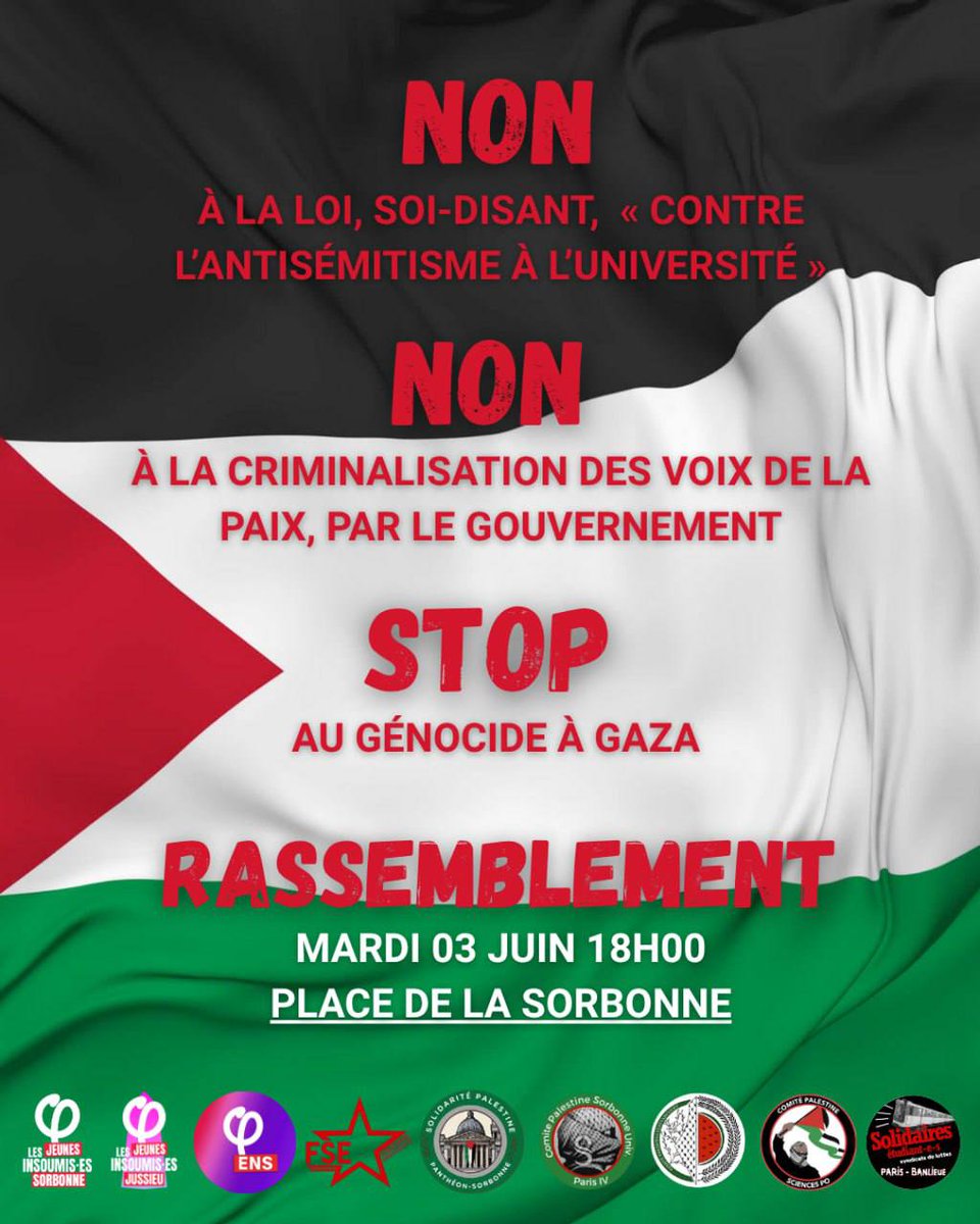 Jeunes Insoumis - Sorbonne Panthéon (@fi_nupes_sorb) on Twitter photo 