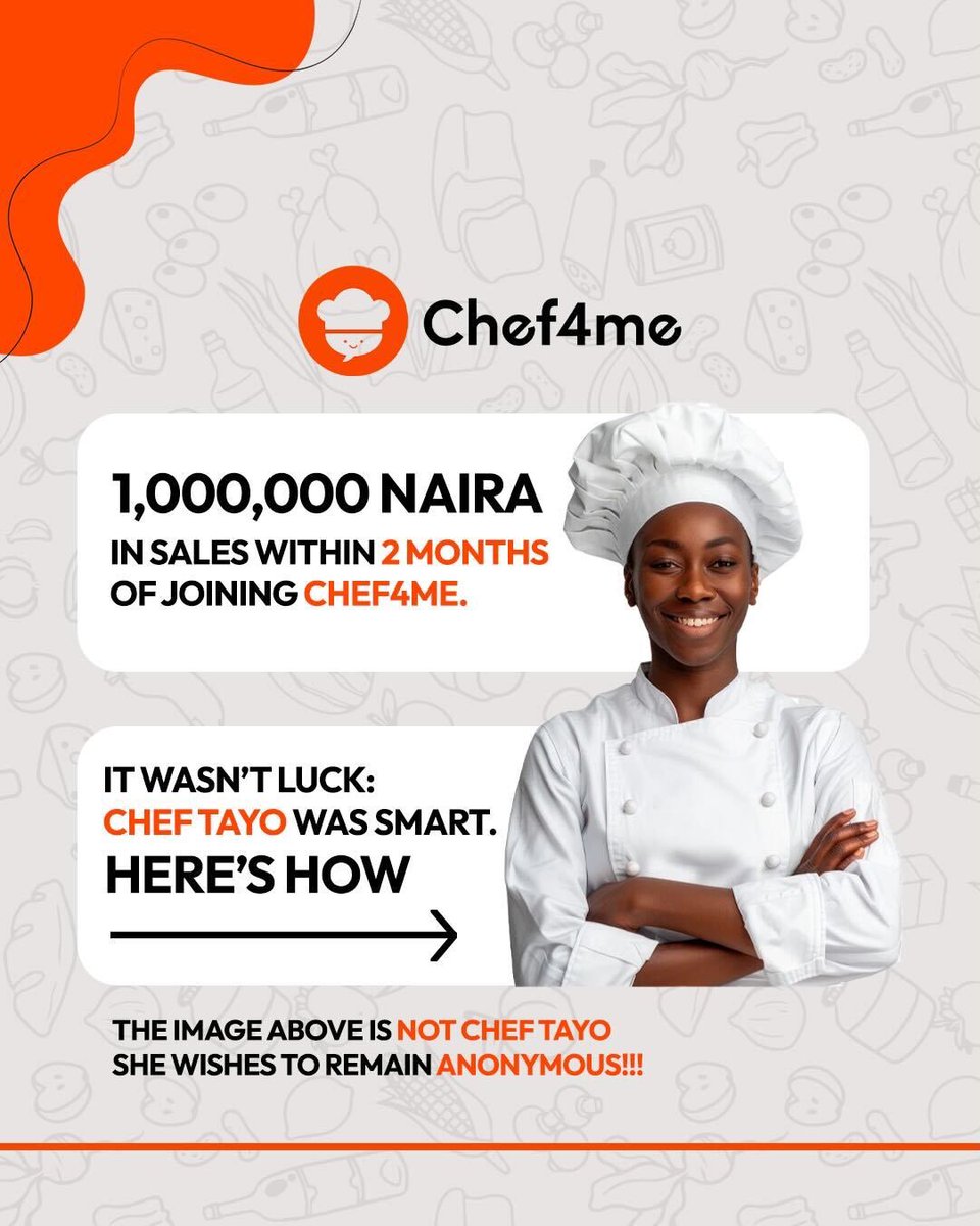 chef4meapp's tweet photo. 1,000,000 naira‼️‼️😱

Before you rush to join the chef4 app here’s what she did to make a difference ❤️

Check the comments for part 2⬇️

#Chef4Me #HireAChef #TimeSaver #EasyLiving #foodmadesimple #propanganda https://t.co/VZJ1l7yMET