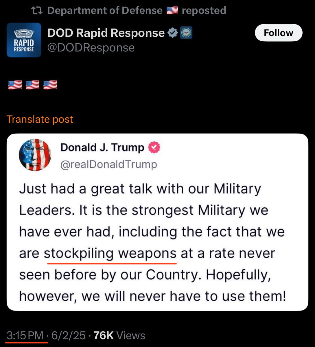 DoD hitting that Pacific Covfefe. 

[Stockpile]

#Digital1776
