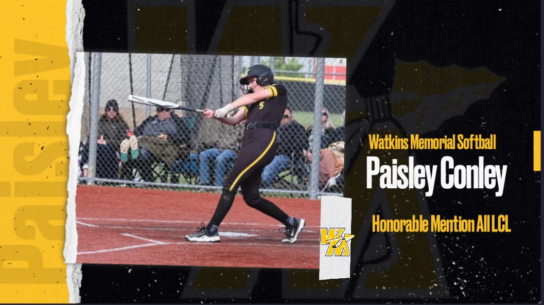 Lastly Paisley Conley! She had a very productive junior year and we were lucky to have her! She played multiple positions for us and had some clutch hits for us too! Can’t wait to see what you do next year as a senior!