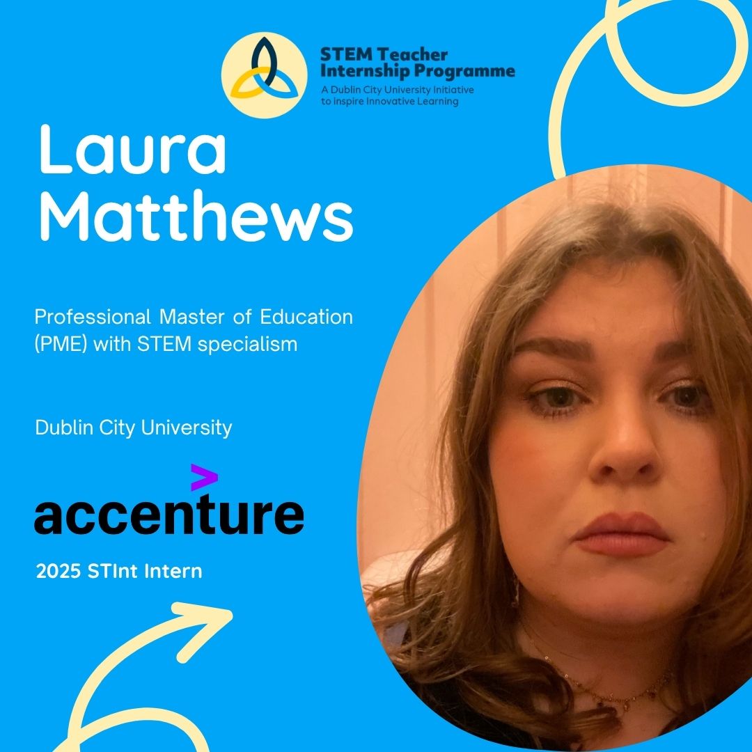 STEM Teacher Internship Programme (@stemteachintern) on Twitter photo Introducing Caoimhe Cahill and Laura Matthews as our 2025 Meet the Interns series continues. Caoimhe and Laura begin their internships with <a href="/Accenture_Irl/">Accenture Ireland</a> this week.
Learn more about STInt at: stemteacherinternships.ie
#STEM #Education #Internship #Accenture Introducing Caoimhe Cahill and Laura Matthews as our 2025 Meet the Interns series continues. Caoimhe and Laura begin their internships with <a href="/Accenture_Irl/">Accenture Ireland</a> this week.
Learn more about STInt at: stemteacherinternships.ie
#STEM #Education #Internship #Accenture