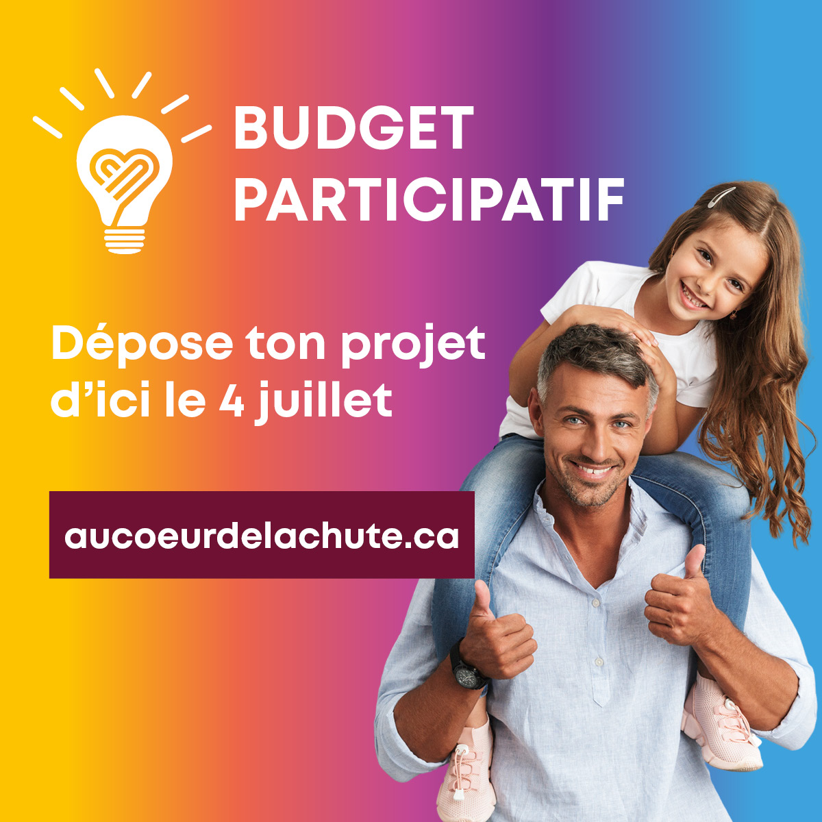 VilleLachute's tweet photo. COMMUNIQUÉ 

La Ville de Lachute est heureuse d’annoncer le lancement de la quatrième édition de son budget participatif citoyen. 

👉 Lire le communiqué en version intégrale https://t.co/WN25QPubi0 https://t.co/ImlfgjDS3o