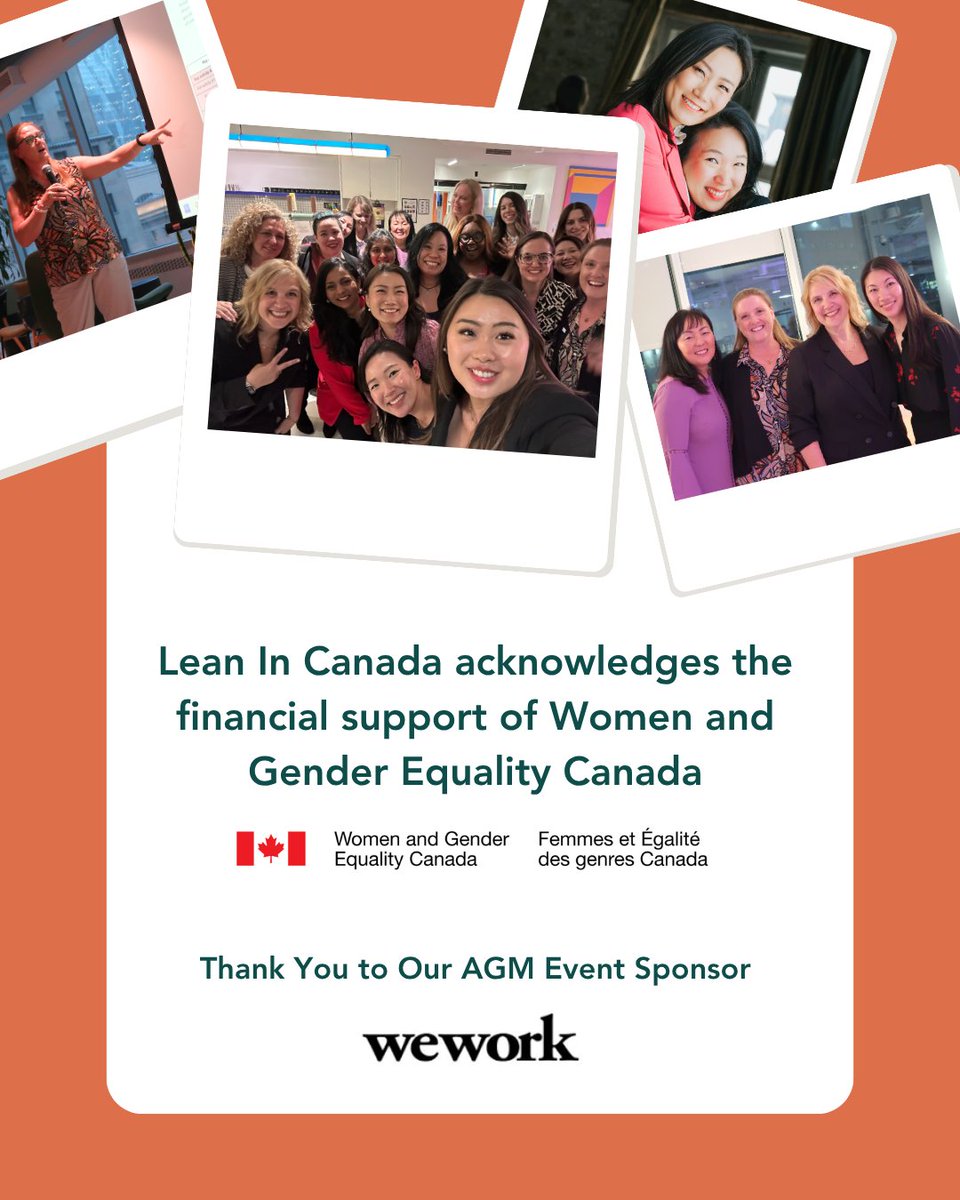 🌟 Meet our new Lean In Canada Board of Directors  🌟
We’re proud to welcome a new chapter of leadership. These inspiring women bring bold ideas, lived experience, and a shared commitment to equity. 

Thank you to our sponsors:@wework @cheflatoyafagon

#LeanInCanada #LeanIn