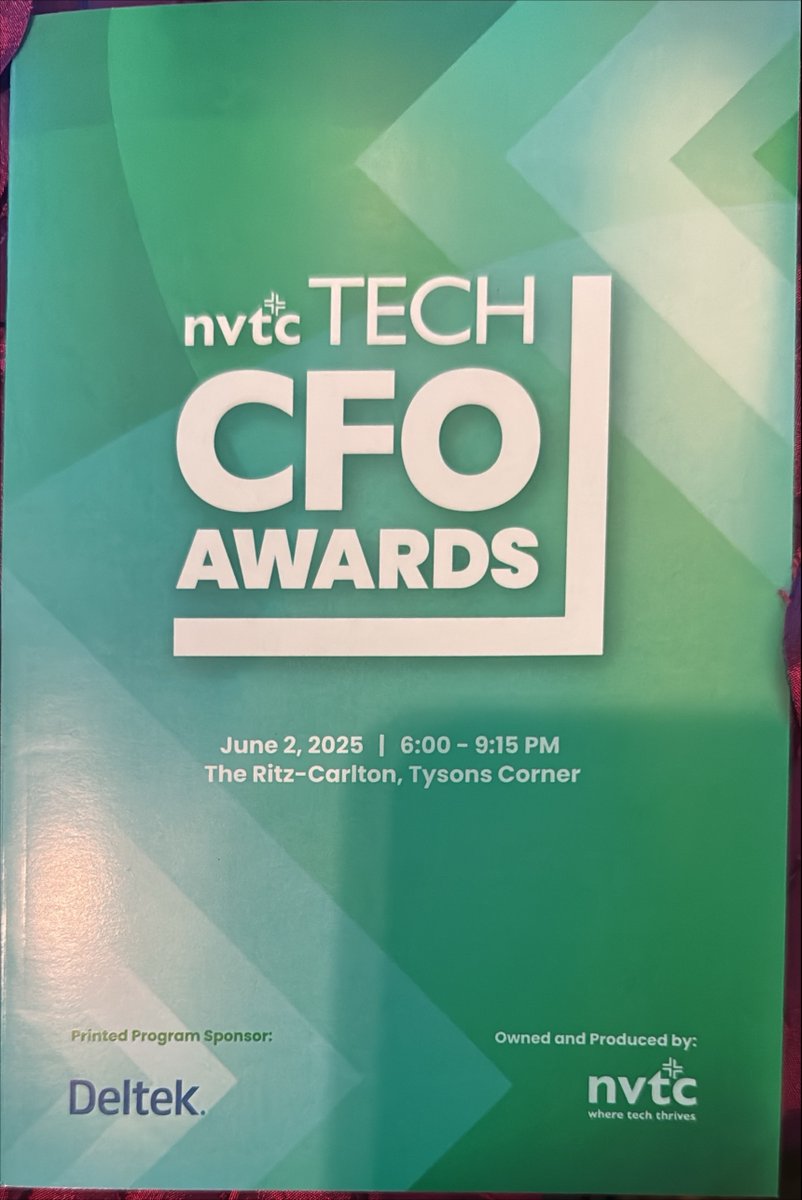 Proud to join the NVTC CFO Awards and celebrate our client, Applied Insight. Congrats to Steve Radanovic on being named a finalist for Private Company CFO of the Year! A great night recognizing the leaders behind GovCon growth. #GovCon #CFOAwards #NVTC #InfotekConsulting
