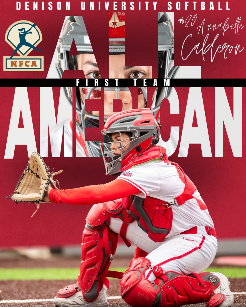 Denison Softball (@denisonsoftball) on Twitter photo We have known this for a while and now it’s been confirmed…we have THE best catcher in the game! AGAIN!
Congratulations to Annabelle Calderon on being named <a href="/diamondsports/">DiamondSportsCareers</a> and @nfca National Catcher of the Year for the second year in a row! We have known this for a while and now it’s been confirmed…we have THE best catcher in the game! AGAIN!
Congratulations to Annabelle Calderon on being named <a href="/diamondsports/">DiamondSportsCareers</a> and @nfca National Catcher of the Year for the second year in a row!