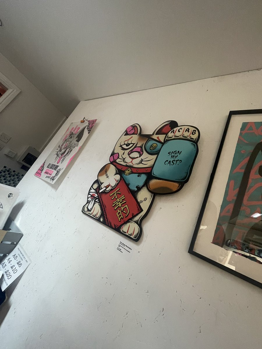 UNLUCKY CAT
-
For a local art show! #unluckycat