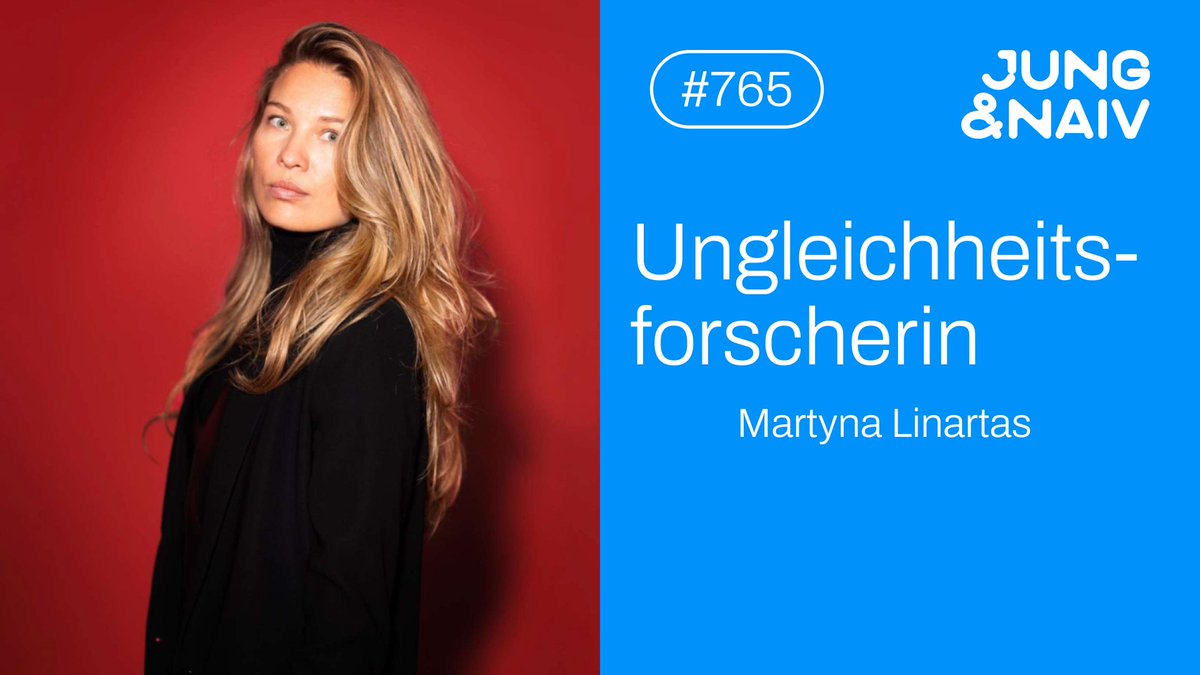 Nicht verpassen: Am Donnerstag ist Ungleichheitsforscherin <a href="/martyna_lin/">Martyna Linartas</a> zu Gast bei <a href="/JungNaiv/">Jung & Naiv</a>. Ab 17 Uhr LIVE youtube.com/watch?v=13RiLP…

Habt ihr Fragen zur extremen Ungleichheit in 🇩🇪 sowie zur Besteuerung von Vermögen und Erbschaften? Her damit!