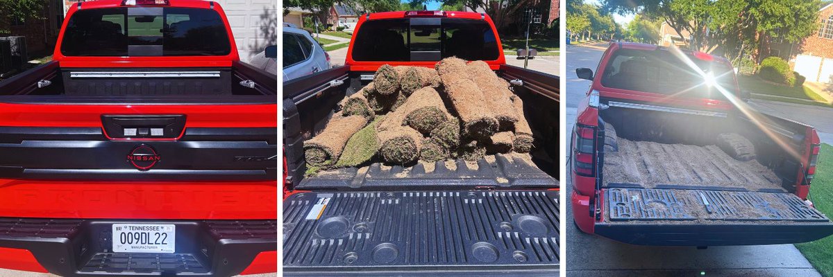 MeaganWristen's tweet photo. Graduation week was a lot—but thankfully, the 2025 @Nissan Frontier PRO-4X was tougher than my to-do list. 💪 Hauled sod, ran errands, hosted a grad party... basically, it was the MVP (Most Valuable Pickup).
https://t.co/fZq1clamen #NissanFrontier #PRO4XPower #HerAutoExpert https://t.co/ZNPb931jMH