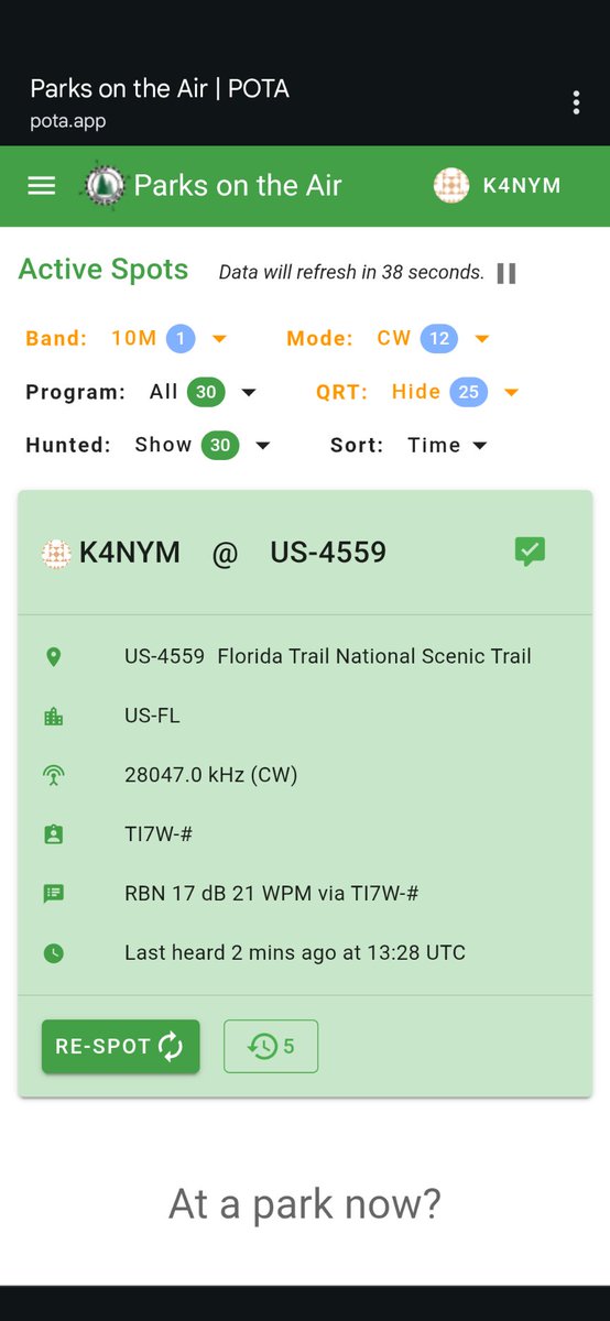 Surprise! 10m is netting me some contacts right now!