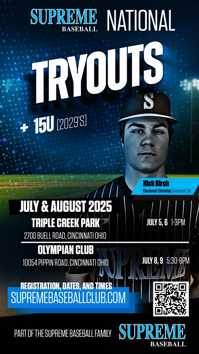 Supreme Baseball National tweet media