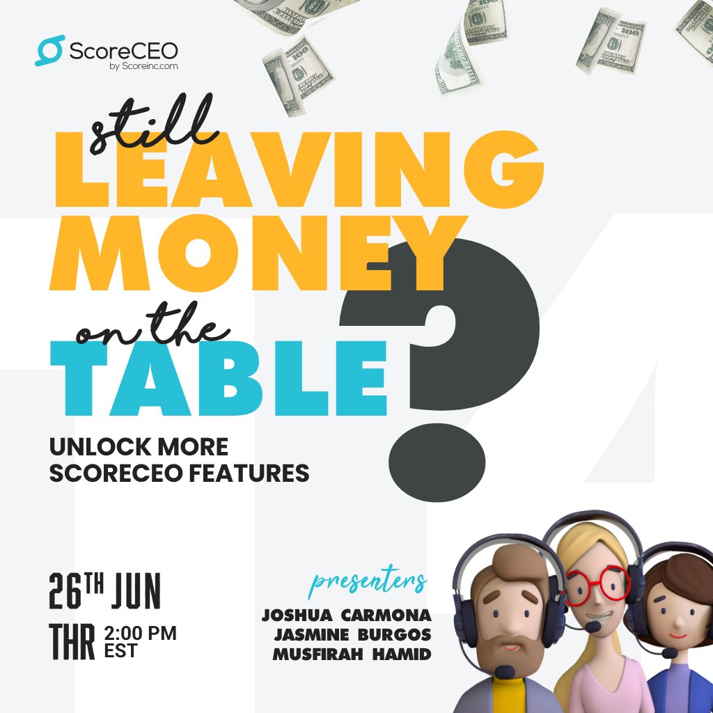 Scoreinc1's tweet image. 🔥 Back by demand: Part 2 of our ScoreCEO Automation Series
👉 Dive into features you didn’t know you had
👉 Streamline tasks you’ve been doing manually
🗓️ June 26 – 2 PM EST
➡️ bit.ly/4kcWoaN
#CRMWebinar #ScoreCEO #CreditRepairAutomation