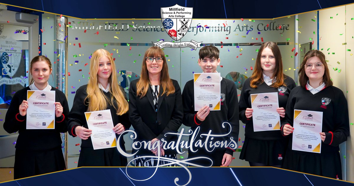Millfield Science and Performing Arts College (@millfieldhighsc) on Twitter photo Congratulations to these Year 10 students who took part in the peace and conflict debates, developing critical thinking, collaborative working and oracy skills <a href="/BlackpoolSixth/">Blackpool Sixth</a>
#TeamMillfield
#BeExceptional Congratulations to these Year 10 students who took part in the peace and conflict debates, developing critical thinking, collaborative working and oracy skills <a href="/BlackpoolSixth/">Blackpool Sixth</a>
#TeamMillfield
#BeExceptional