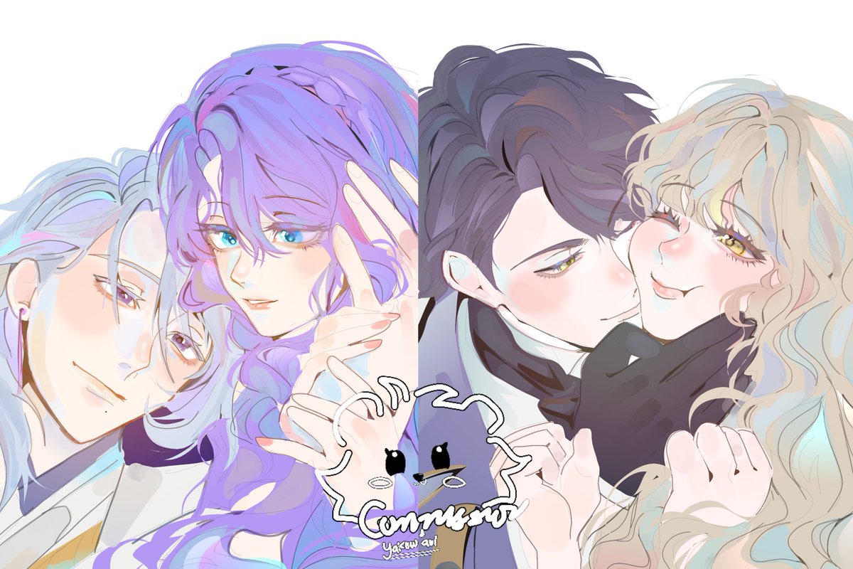 Anfie_01's tweet image. COMMISSION OMAKASE sample pastel only 300k for couple 🥰
