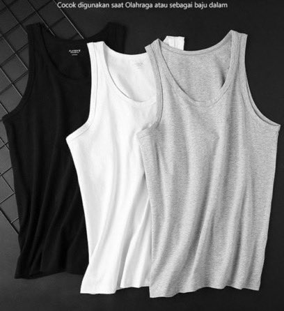 SpilOutfit's tweet photo. kaos dalam pria singlet mulai dari 10ribuan , bahannya enak cocok buat olahraga nih💫

https://t.co/GaMn2YKfRw https://t.co/yKWQ3zwjcP
