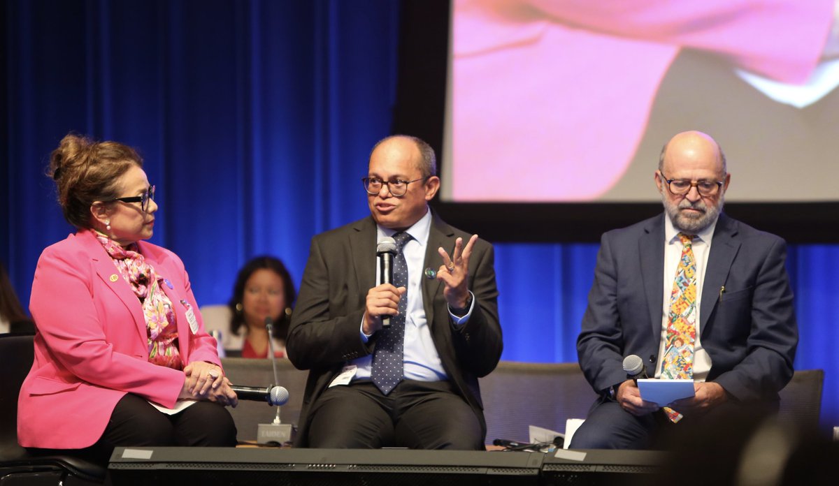 On day 2 of #GEFCouncil69, Executive Secretaries &amp; Senior Reps of MEA Secretariats identify &amp; discuss key issues for consideration by the #GEF during the ninth replenishment cycle; highlight the importance of integration, coherence, multilateralism &amp; global collaboration. @thegef