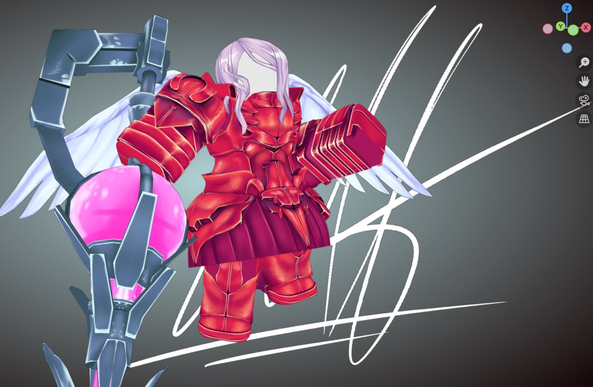 RealX96230722's tweet photo. SHALLTEAR MODEL!!🥵🥵
doing a 50k robux giveaway once we hit 100 members in https://t.co/VBukEqL4wY (roblox dev community server). Also might drop a tutorial soon😛😛
#ROBLOX #RobloxDev #RBXDev https://t.co/AV4nlnRJQA