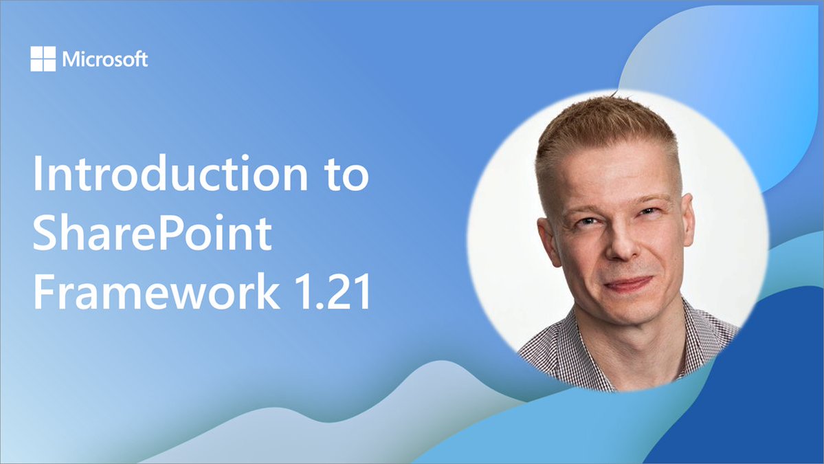 Microsoft SharePoint (@sharepoint) on Twitter photo π‘ Learn about the latest updates in SharePoint Framework 1.21!
Let <a href="/vesajuvonen/">Vesa Juvonen</a> show you the new features and enhancements in SPFx to help developers extend Microsoft 365.
πΊ Watch the demo here β msft.it/6013quORt
#microsoft365 #sharepoint #spfx #microsoft365dev π‘ Learn about the latest updates in SharePoint Framework 1.21!
Let <a href="/vesajuvonen/">Vesa Juvonen</a> show you the new features and enhancements in SPFx to help developers extend Microsoft 365.
πΊ Watch the demo here β msft.it/6013quORt
#microsoft365 #sharepoint #spfx #microsoft365dev