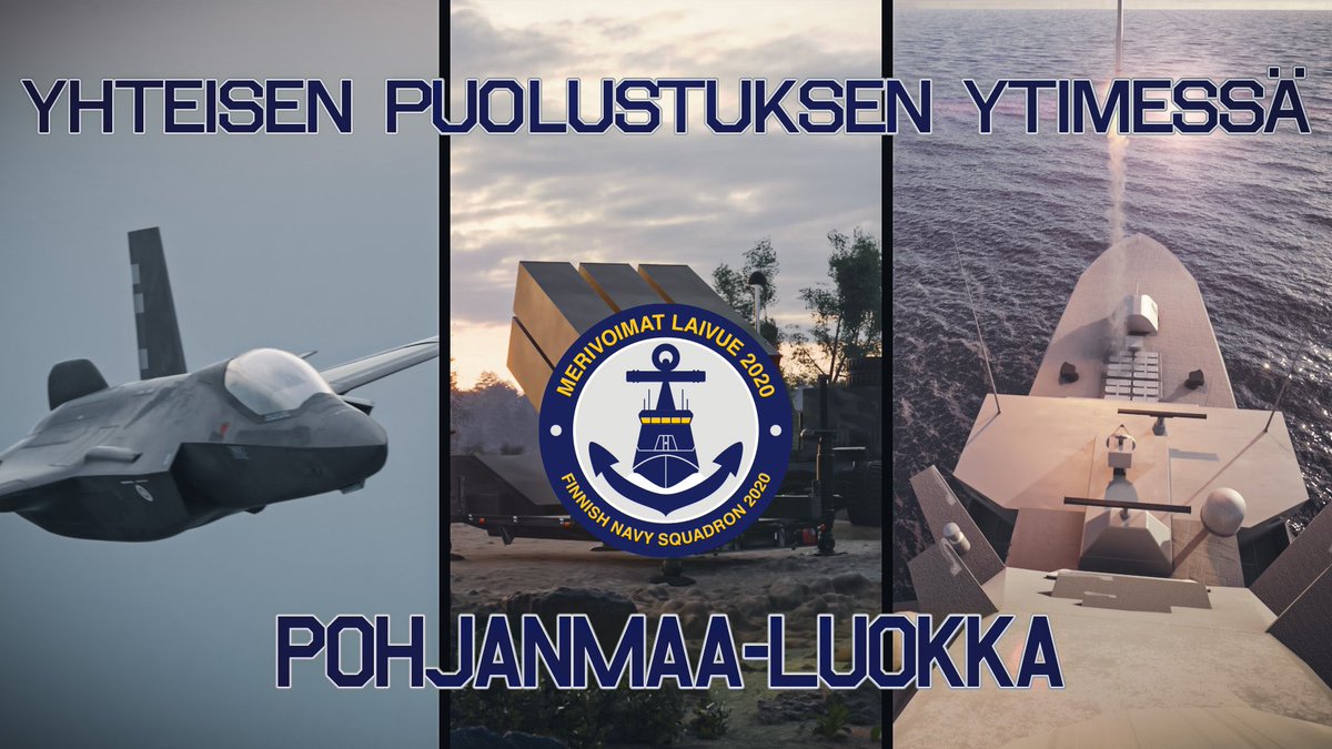 Puolustusvoimien strategiset hankkeet ovat yhteisen puolustuksemme ydintä. Havainnevideolla <a href="/Navyfi/">Merivoimat - Finska Marinen - The Finnish Navy</a> Pohjanmaa-luokan monitoimikorvetti operoi yhdessä <a href="/FinnishAirForce/">Ilmavoimat</a>, <a href="/Maavoimat/">Maavoimat</a> ja <a href="/NATO/">NATO</a> suorituskykyjen kanssa. 🎥 

Katso video ➡️ ilmavoimat.info/pohjanmaa-luok…

#ilmavoimat #F35hanke