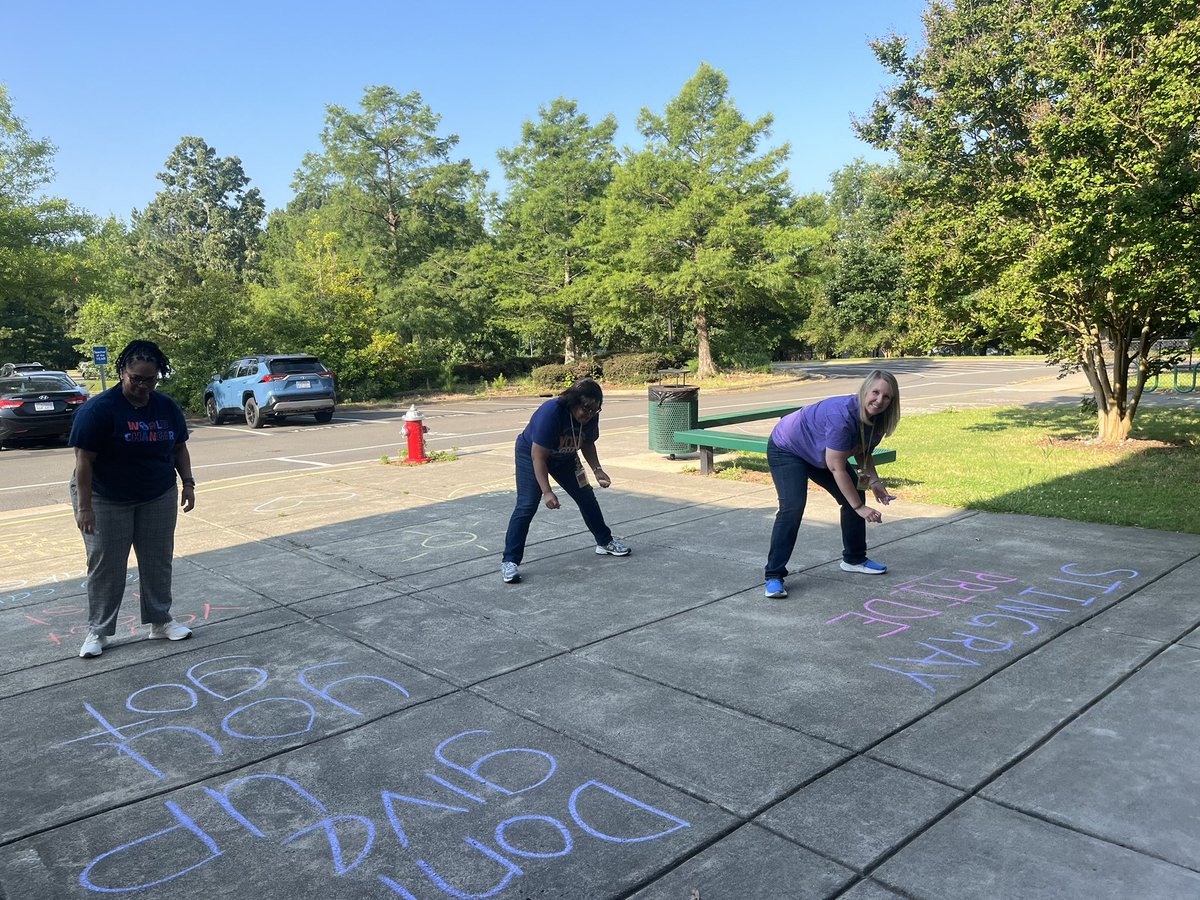 The <a href="/CedarForkES/">Cedar Fork</a> students are ready for test day!