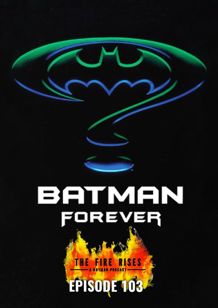 TFRBatPod's tweet photo. 🔥NEW EPISODE!!!🔥
On the newest installment of TFR, Eric &amp; Joe continue to celebrate the Summer of #Superman with a favorites segment and then dive into a chat surrounding #Batman Forever for its 30th Anniversary! Available now wherever you get your podcasts. 🦇 https://t.co/fZQQgff6qD