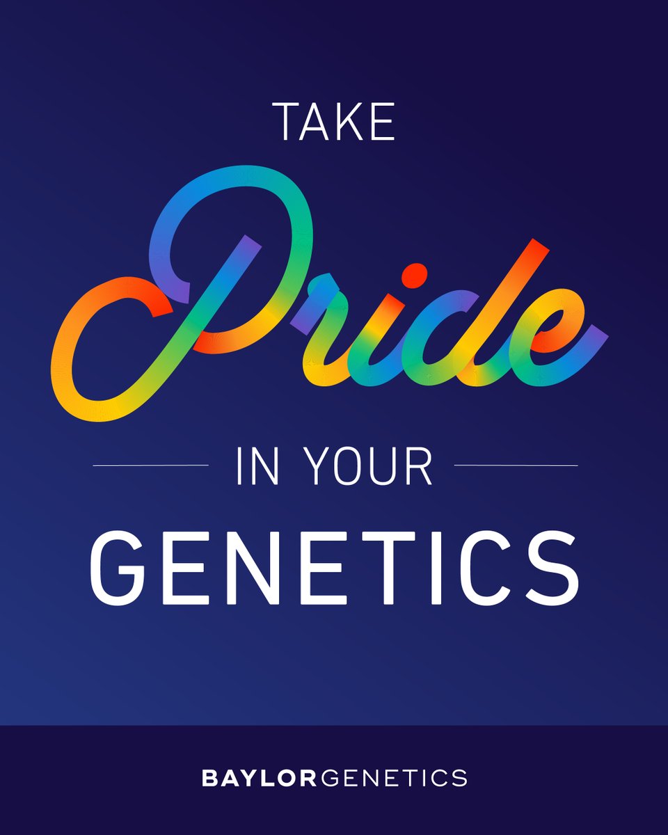 During Pride Month &amp; every month, we recognize that personalized medicine starts with listening to each patient’s unique story. At Baylor Genetics, we meet our families where they are, with open minds, kind hearts, &amp; the scientific expertise to support their journey.

#Pride2025