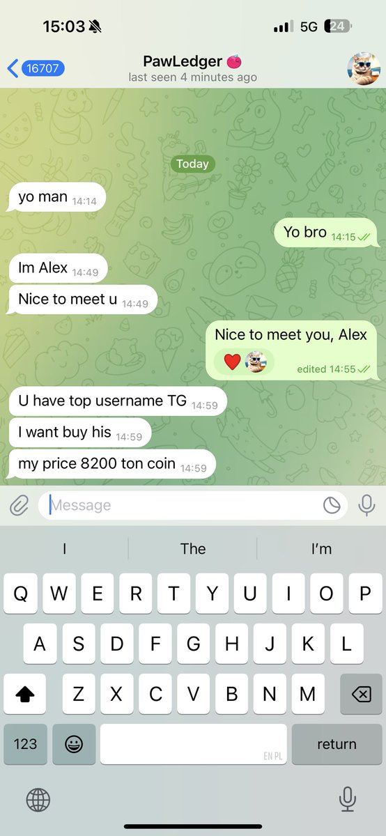 zeuuss_01's tweet photo. 8200 $TON for my username in TG

Where I was sleeping, lol?

I need to change my business plan a bit.. https://t.co/HDFMDXIi0U