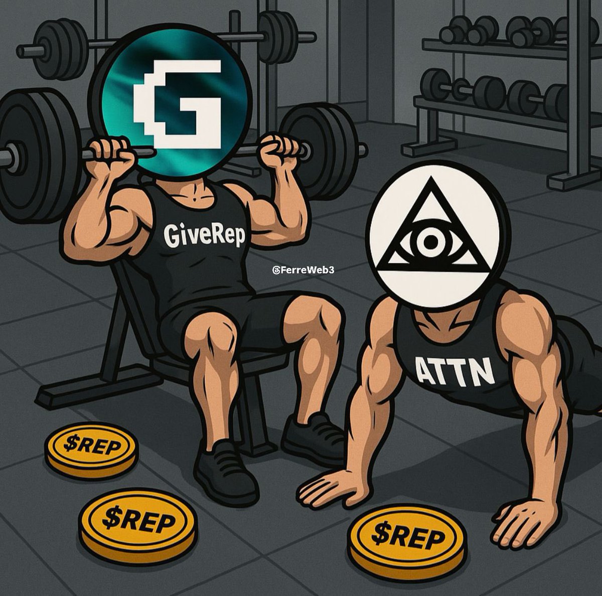 Are you paying attention? <a href="/ATTNtoken/">ATTN 👁️</a> 
Do you have  $REP to give? <a href="/GiveRep/">GiveRep</a>