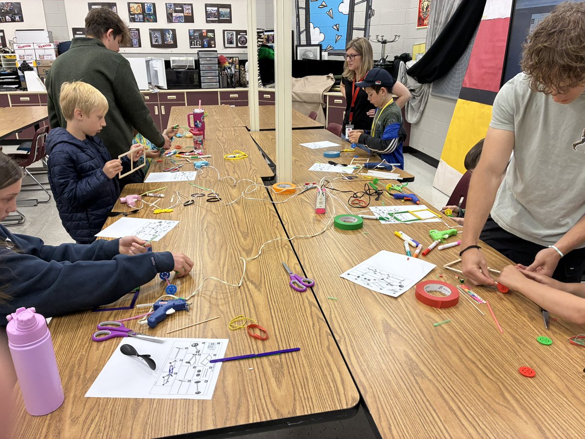 First day of Goochland STEM camp! Fun activities designing and building robots, propeller cars, studying sharks and more!! Always a fun week of creating and building for our students.