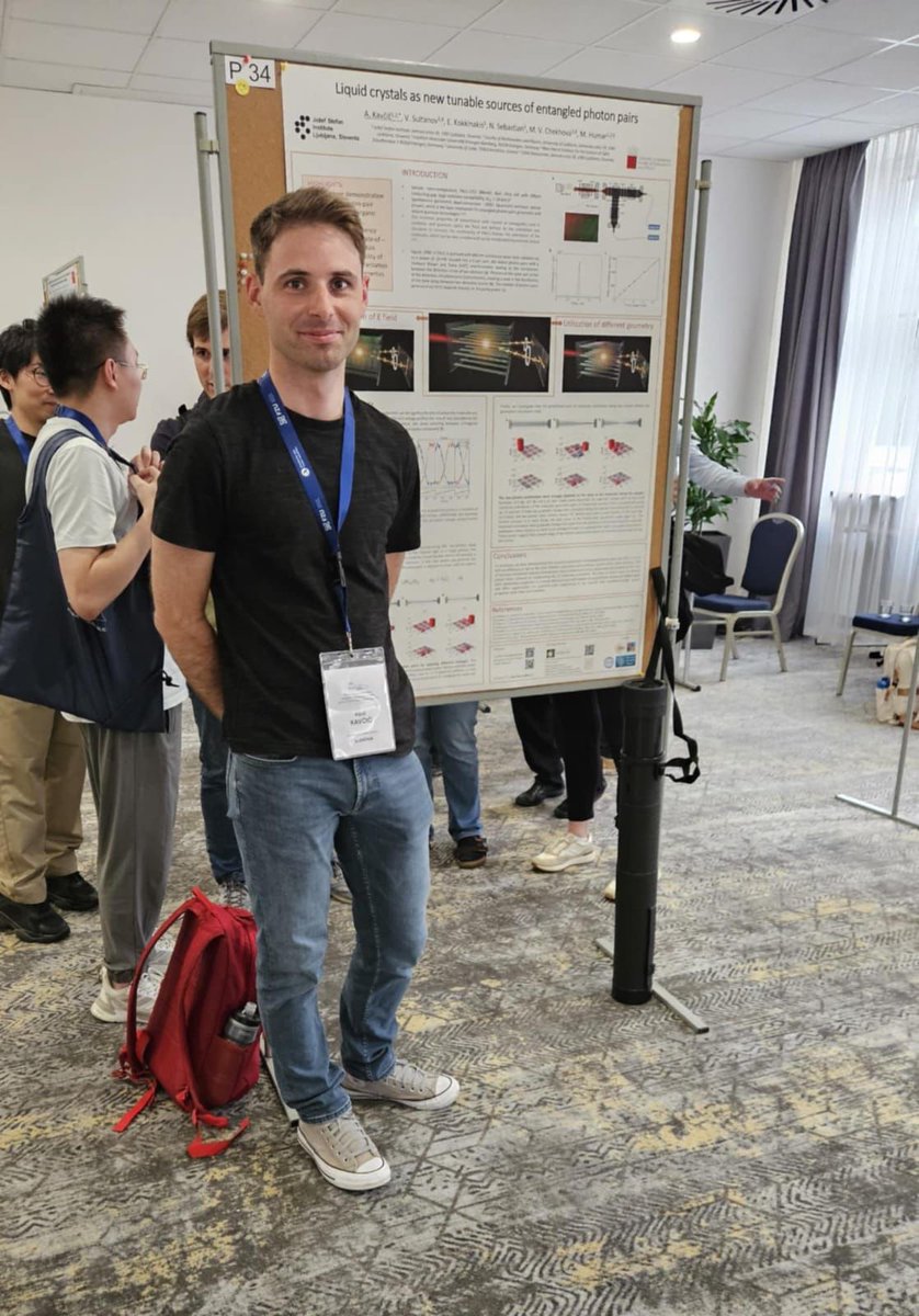We are participating and presenting our recent results at the 17th European Conference on Liquid Crystals (ECLC 2025). <a href="/JSI_SLO/">Jožef Stefan Institute</a> <a href="/FMF_UL/">FMF UL</a>